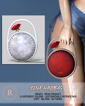 Second Life Marketplace - [ R U V A ] - Zena Handbag - FATPACK